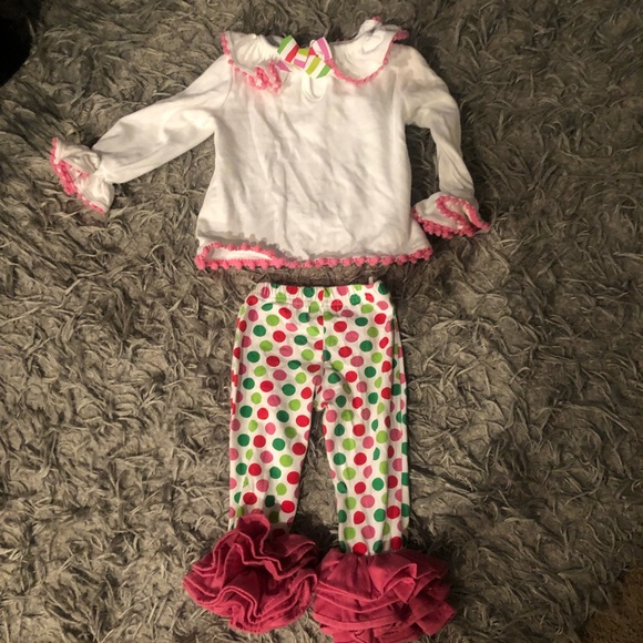 Mud Pie baby Christmas outfit - Picture 3 of 4